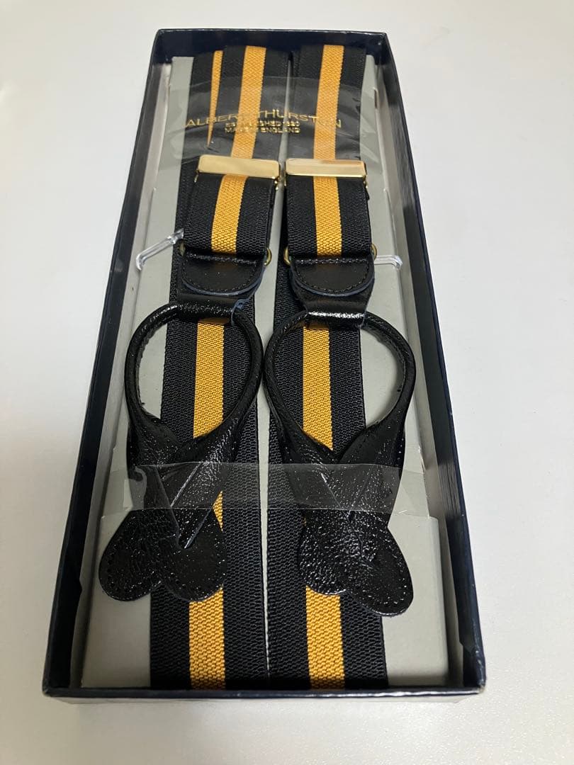  THURSTON サスペンダー Lサイズ 　ストライプ