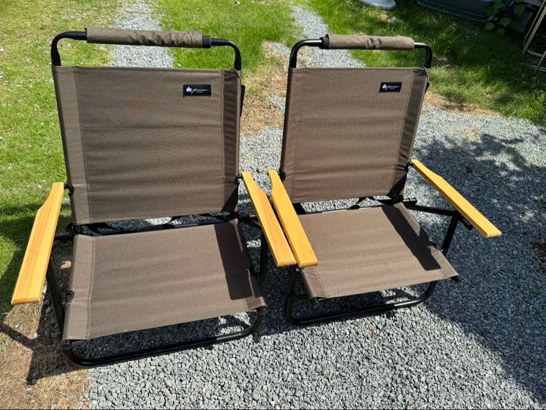 ロゴス　グランベーシックハイバック囲炉裏チェア4脚セット