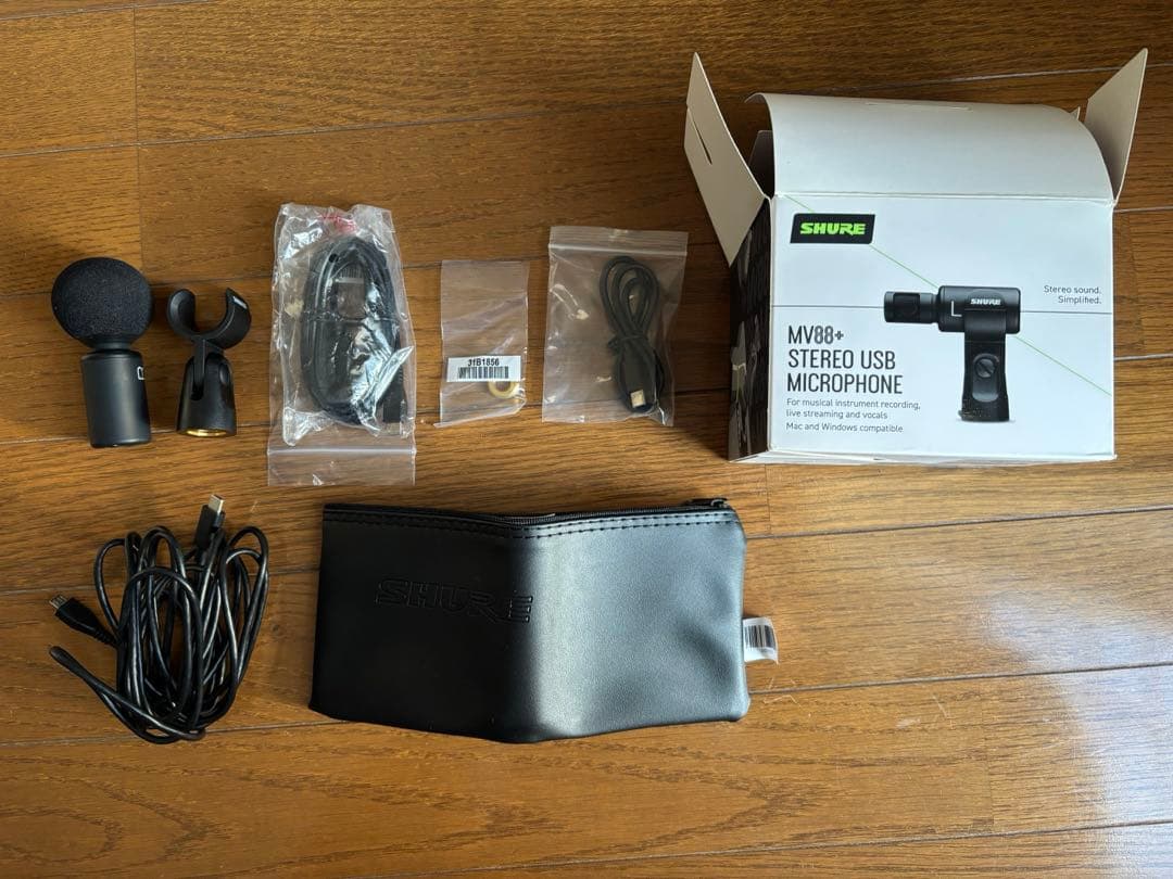 配信機器・PA機器・レコーディング機器 SHURE MV88+ Stereo USB Microphone