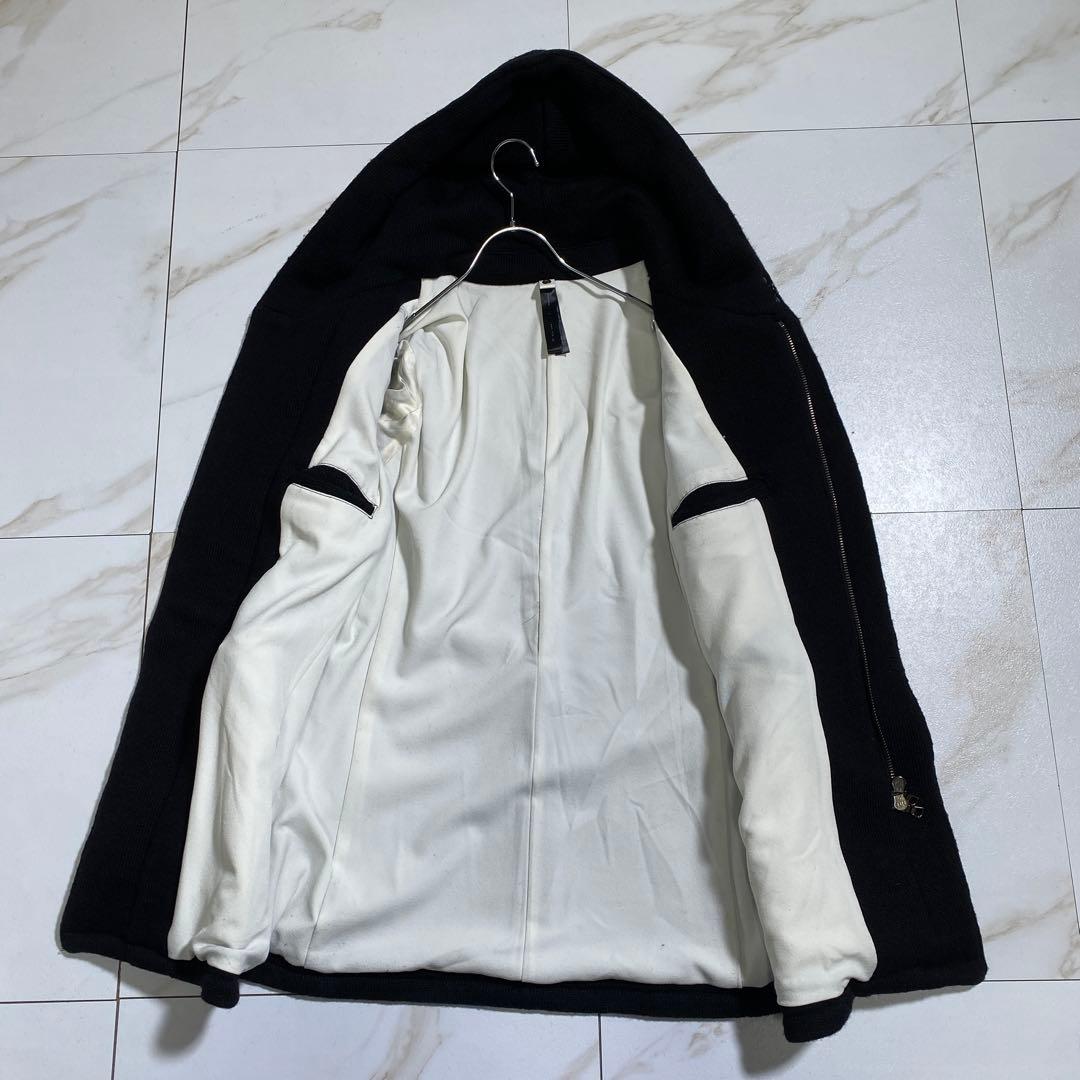 完売品⭐︎wjk ジップウィッチコート フーデッドコート ニットジャージー素材