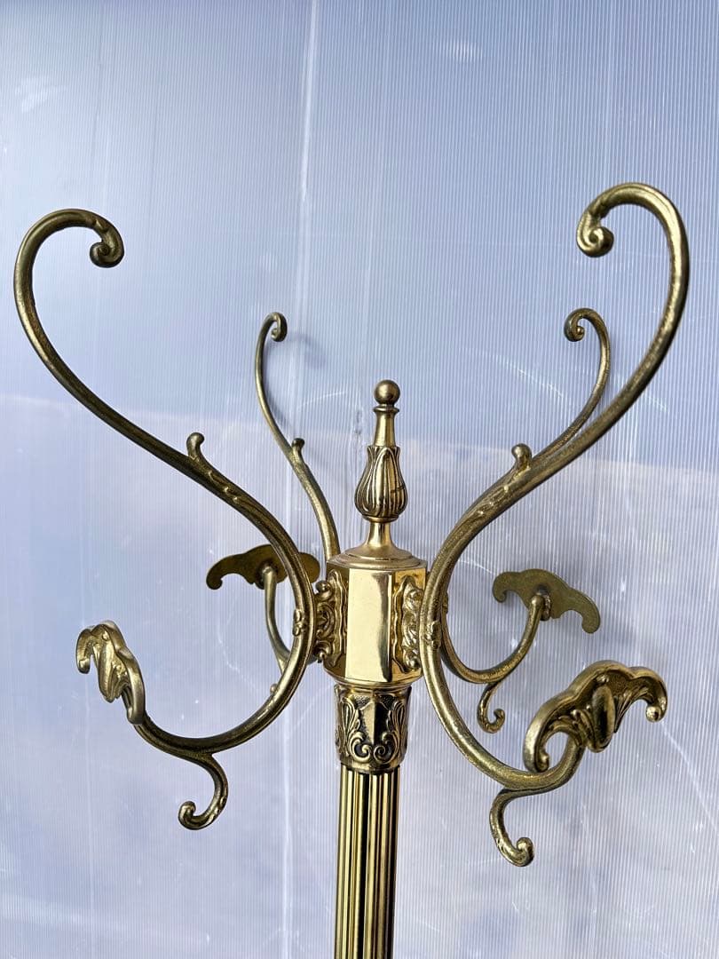 l*h様 最終値下げ⭐︎手渡し可能 アンティーク　真鍮　コートハンガー イタリア