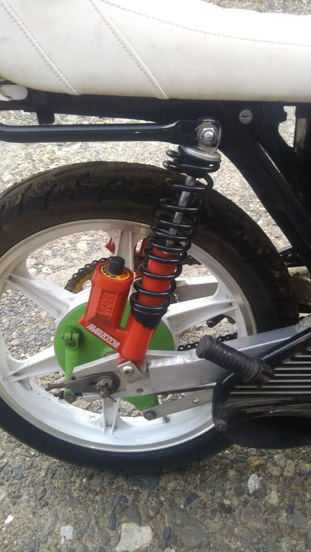 GS400用アルミスイングアームウエダ