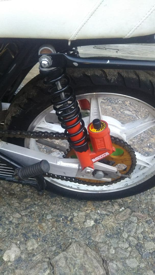 GS400用アルミスイングアームウエダ