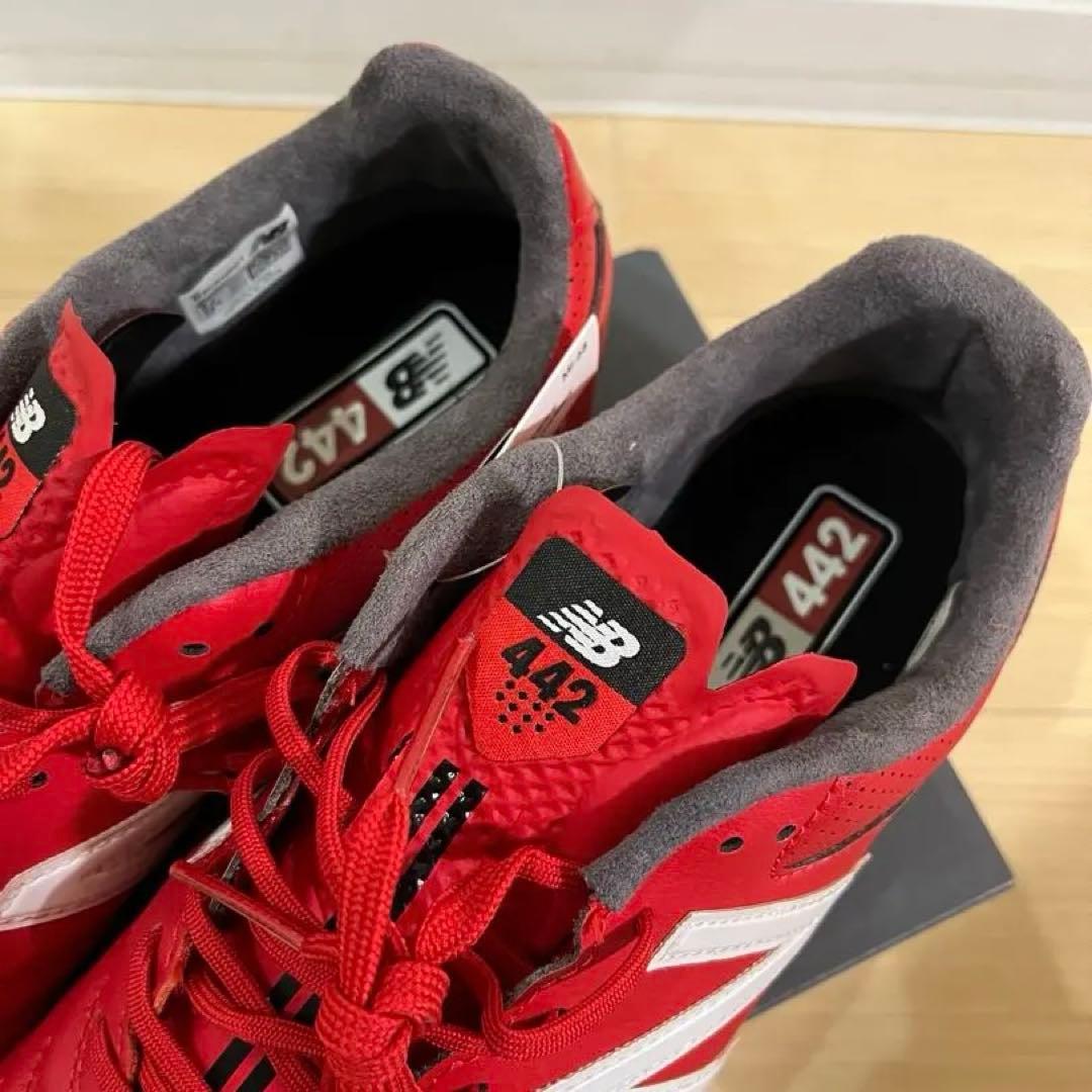 値下！【新品未使】27.0cmニューバランス スパイク442PRO HG レッド