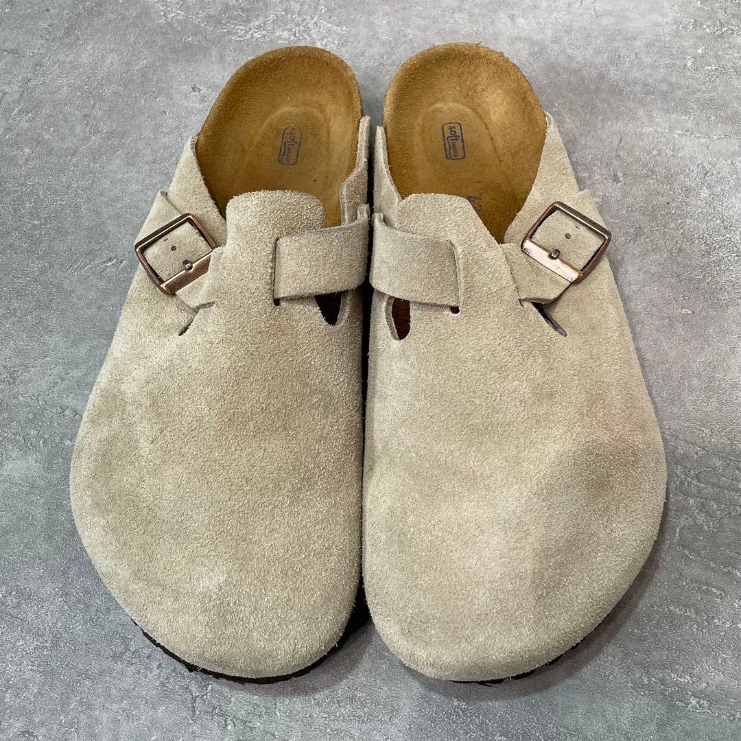 人気良品✨ビルケンシュトック 43 28cm ボストン サボサンダル トープ
