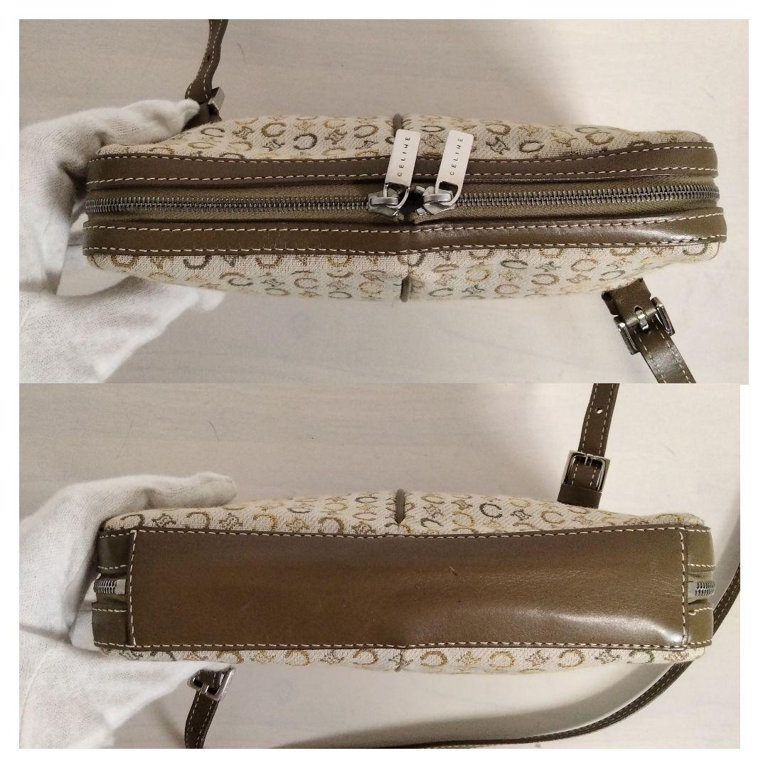 希少 美品 CELINE ショルダーバッグ Cマカダ厶 キャンバス 総柄