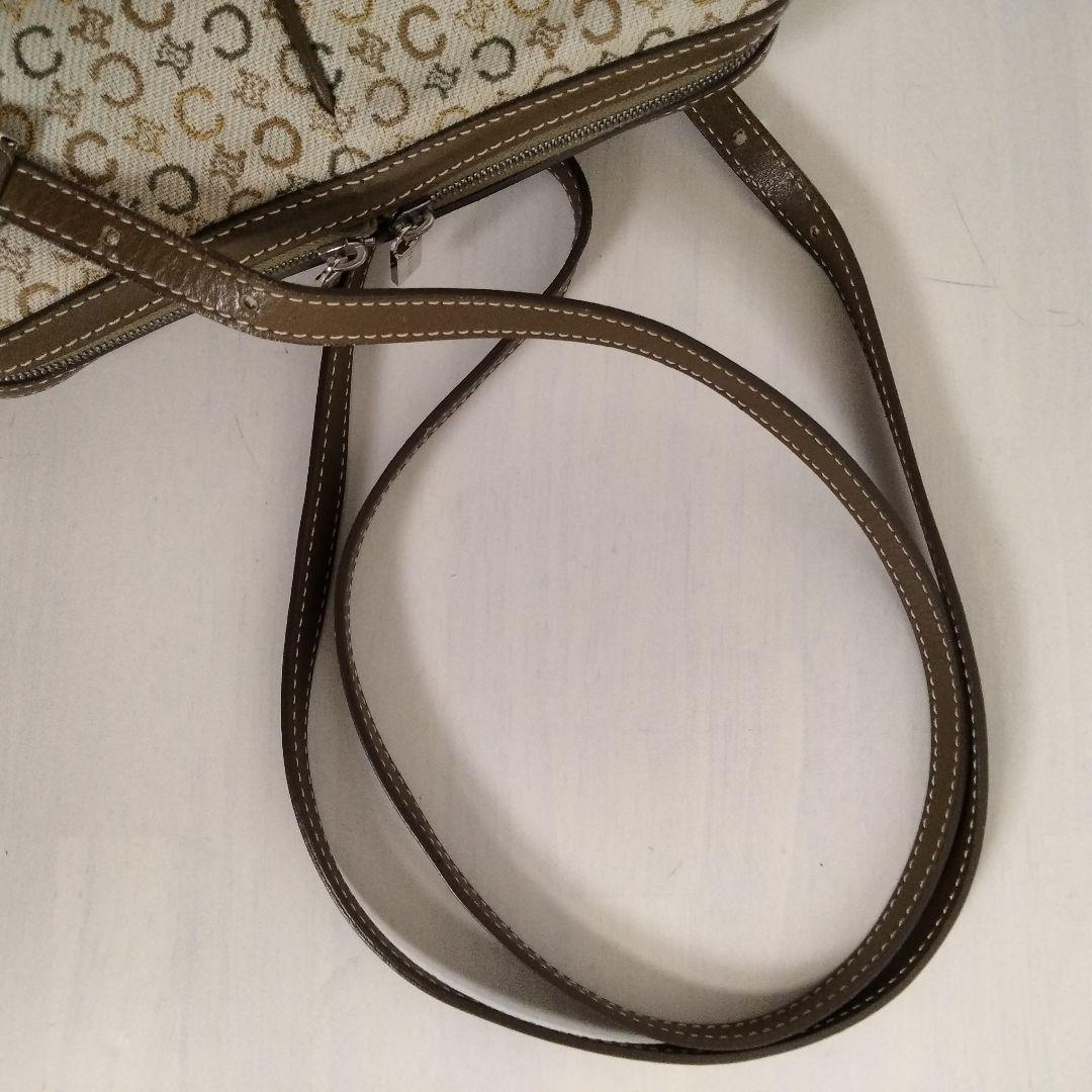 希少 美品 CELINE ショルダーバッグ Cマカダ厶 キャンバス 総柄