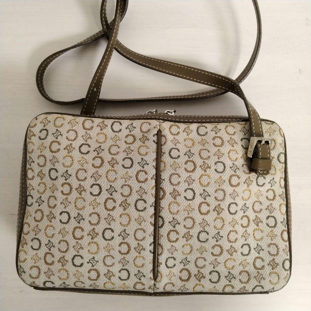 希少 美品 CELINE ショルダーバッグ Cマカダ厶 キャンバス 総柄