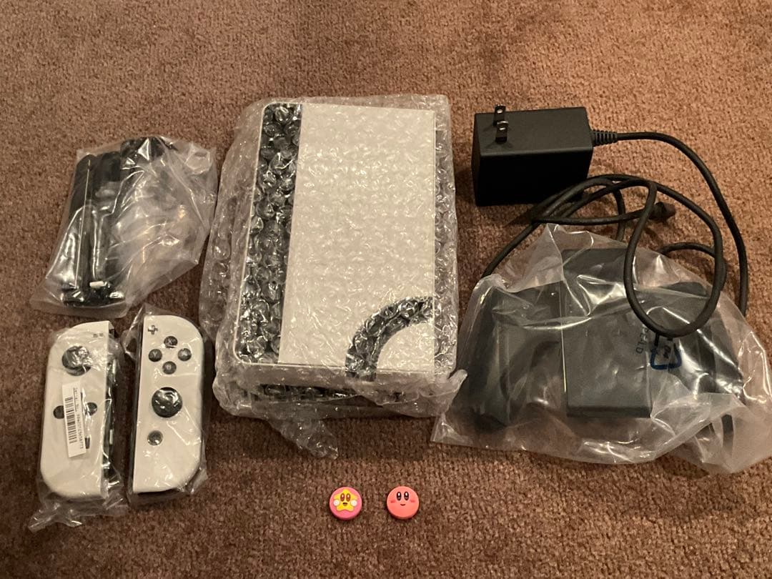 Switch グレー + 専用ケース+ 有機EL本体以外　+ カーヴィー　セット