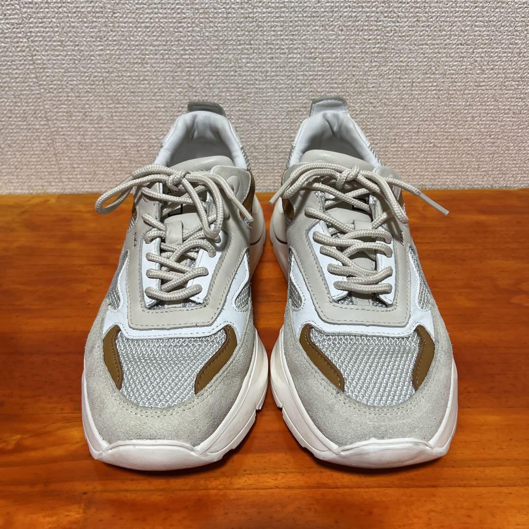 ❀美品 D.A.T.E. デイト フーガ スニーカー 24.5cm グレー