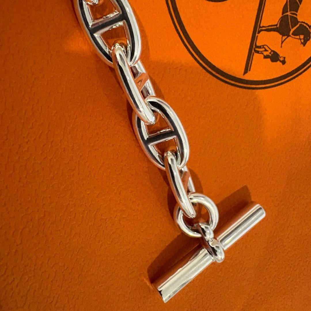 新品未使用 GM 13コマ【箱・保証書付き】エルメス シェーヌダンクル GM13