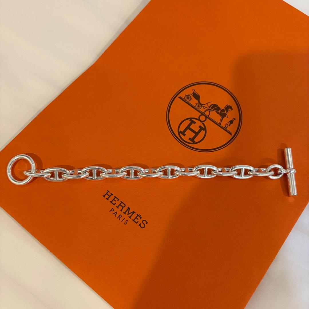 新品未使用 GM 13コマ【箱・保証書付き】エルメス シェーヌダンクル GM13