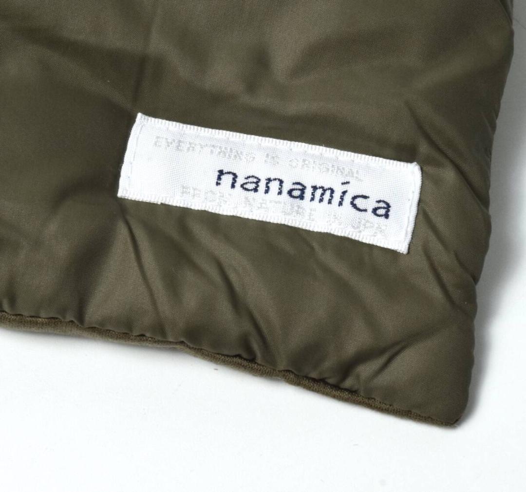 未使用 ナナミカ ダウンマフラー カーキ SUKF250 男女兼用