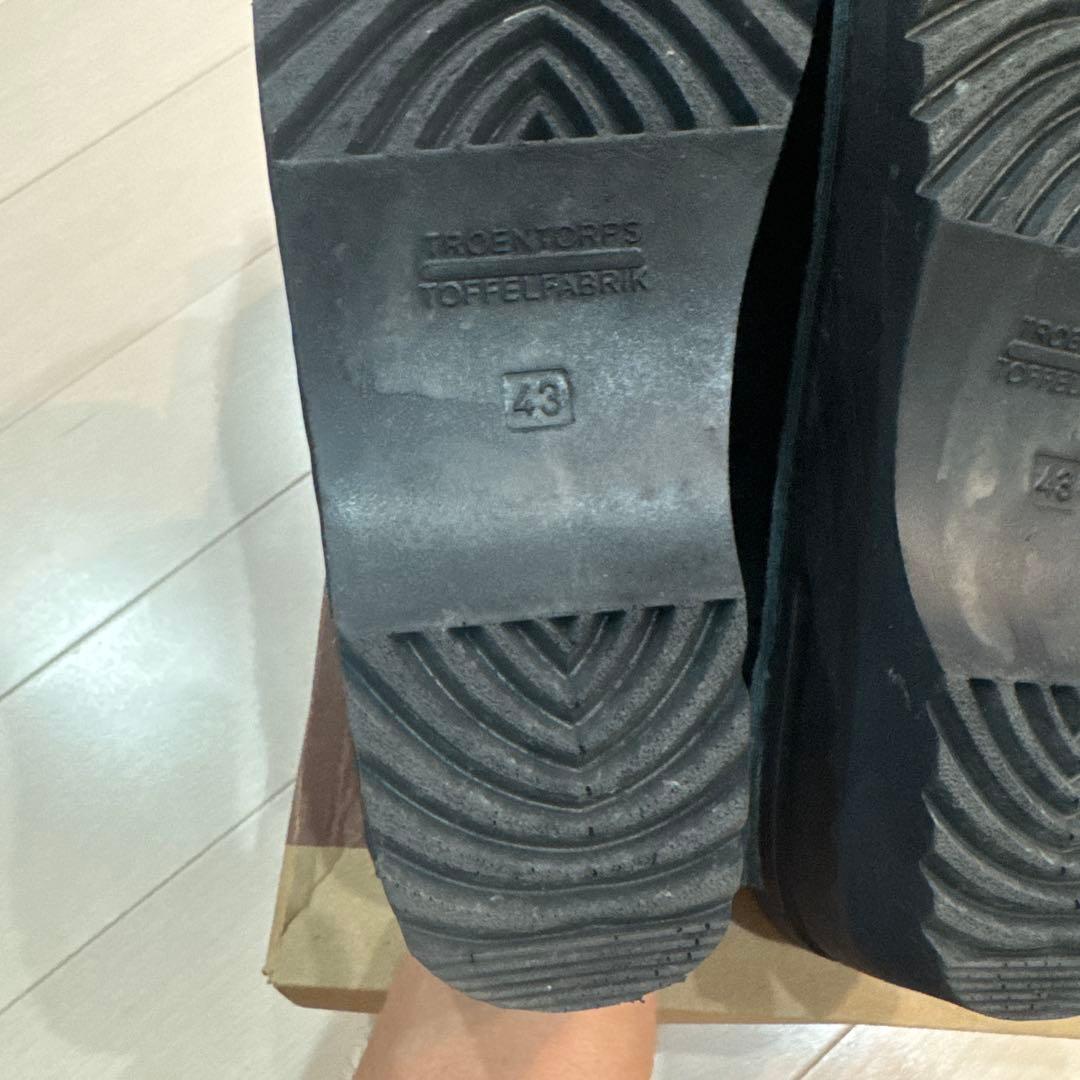 トロエントープ　新品同様　Troentorp 27.5cm 43 黒