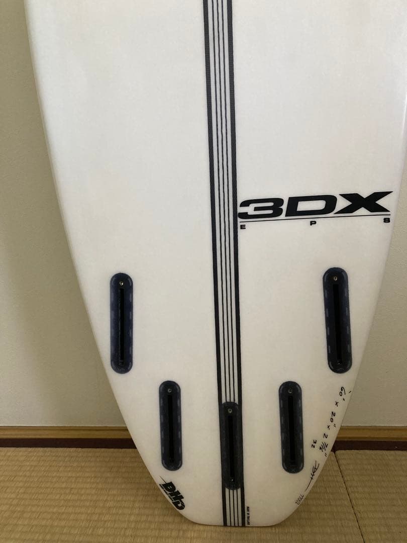 DHDサーフボード　3DX 6‘０“