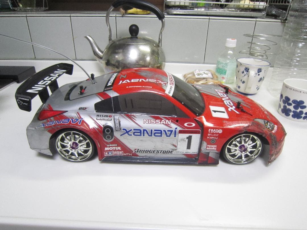 テ*キ様 完全動作品 1/10 特攻ミサイルカスタム 激速 タミヤ TT01R