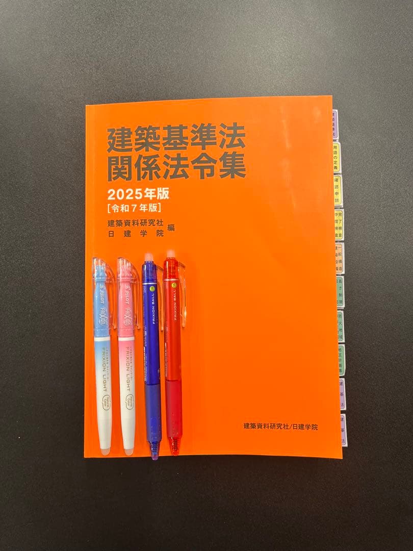 建築基準法関係法令集 2025年版　線引済み