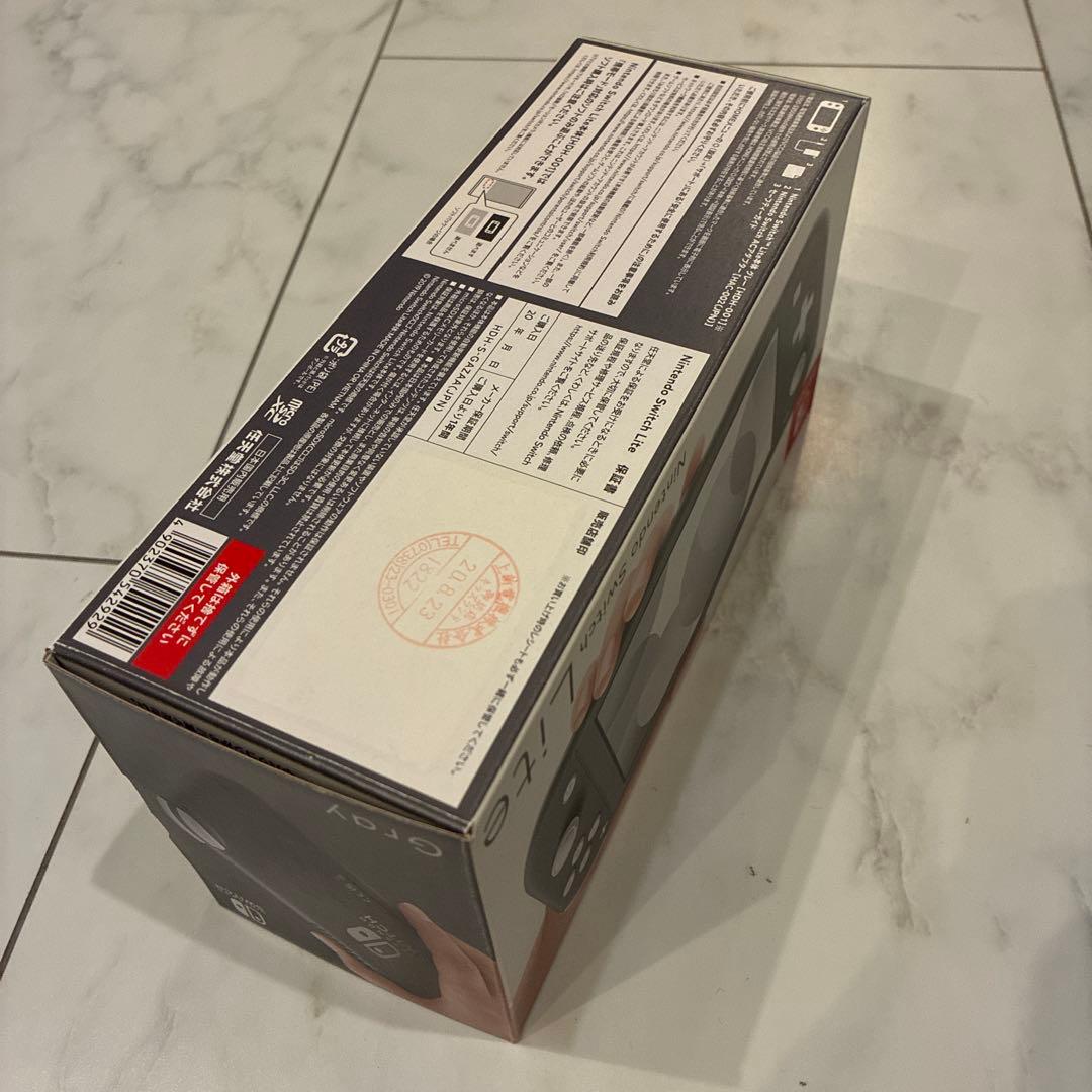 Nintendo Switch Lite グレー 充電器付　箱あり　2020年製