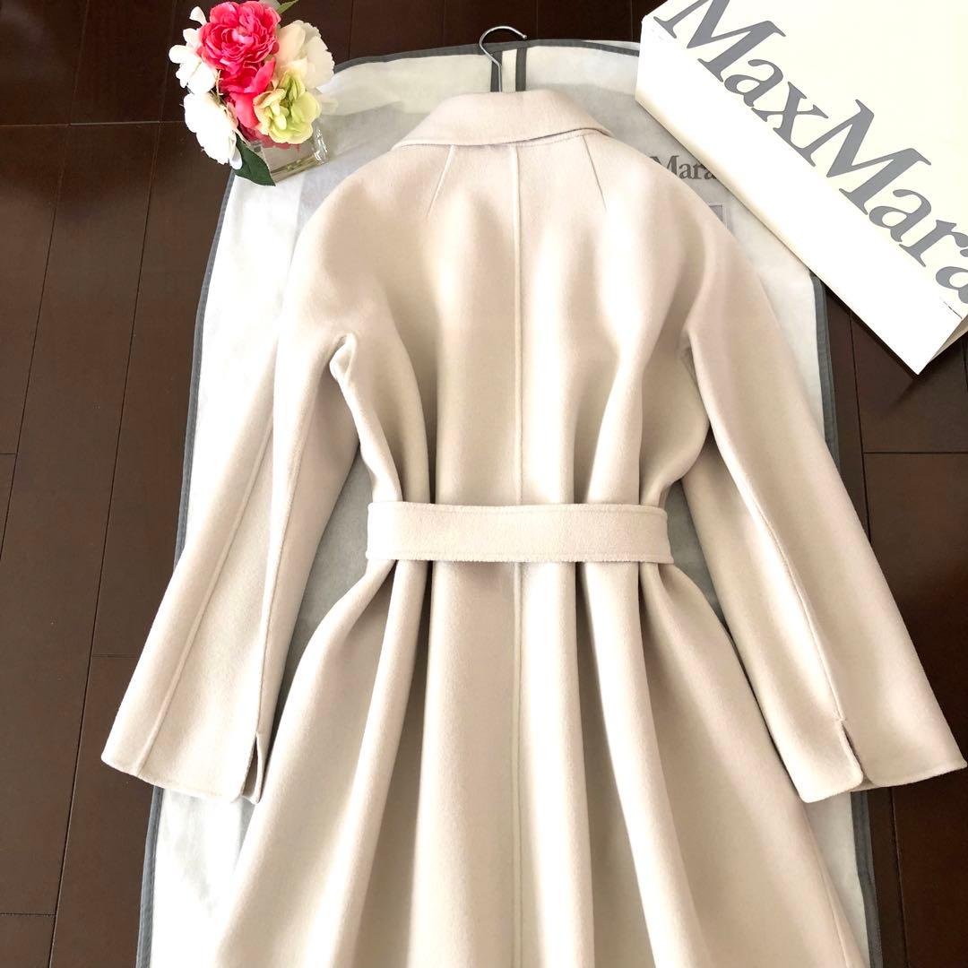 新品タグ付【マックスマーラ】ESTURIA 42 エクリュ　ロングコート