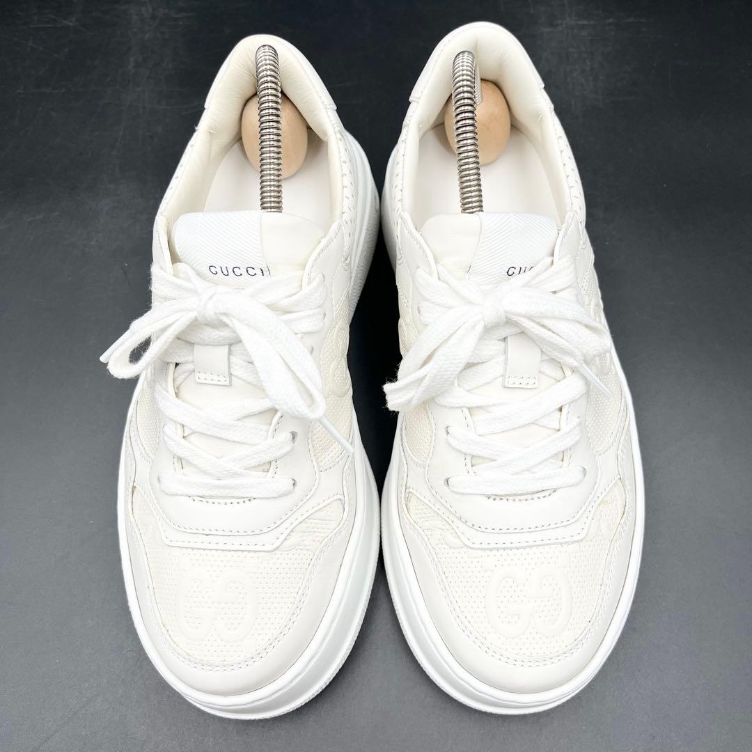 美品✨ グッチ ジャンボGG インターロッキング レディース スニーカー