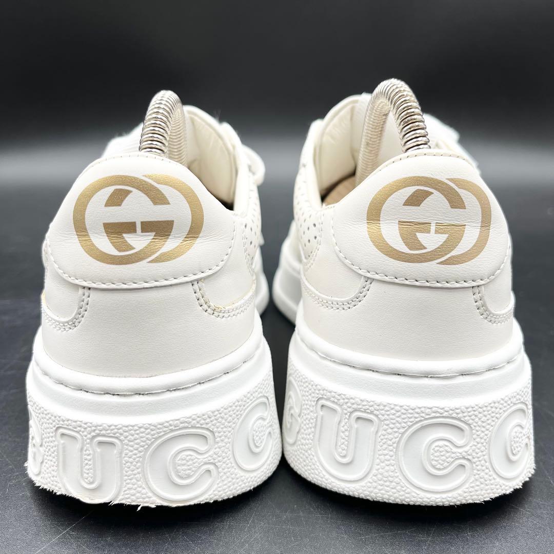 美品✨ グッチ ジャンボGG インターロッキング レディース スニーカー