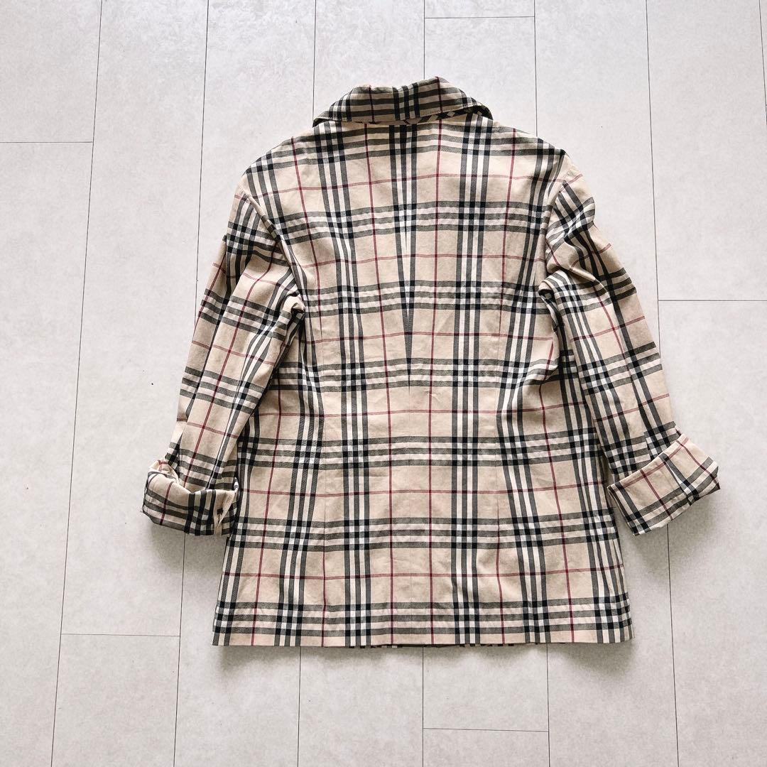 バーバリーロンドン　ノバチェック　ジャケット　40