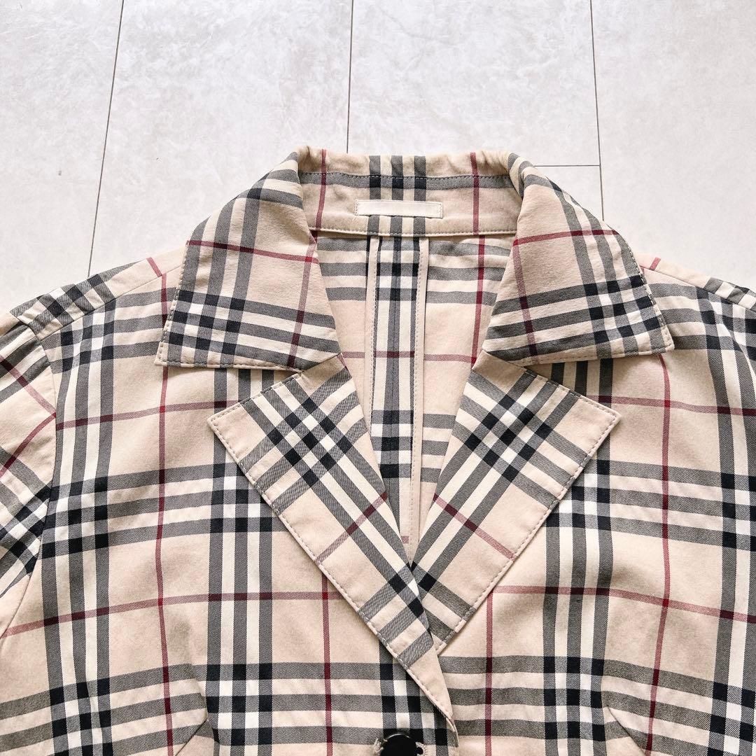 バーバリーロンドン　ノバチェック　ジャケット　40
