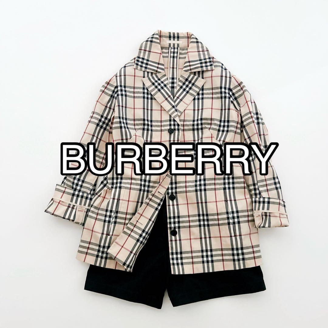 バーバリーロンドン　ノバチェック　ジャケット　40