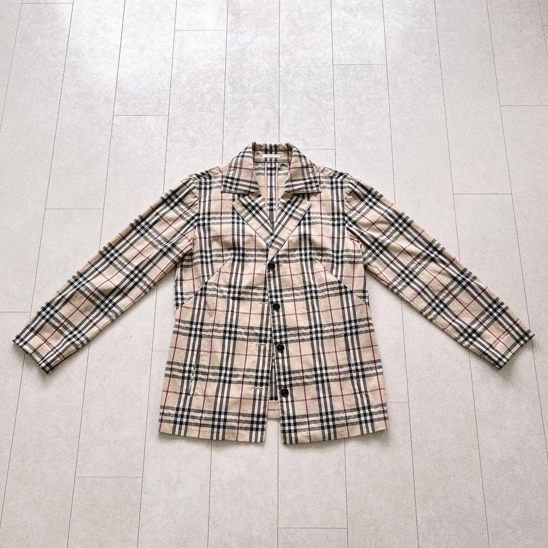 バーバリーロンドン　ノバチェック　ジャケット　40