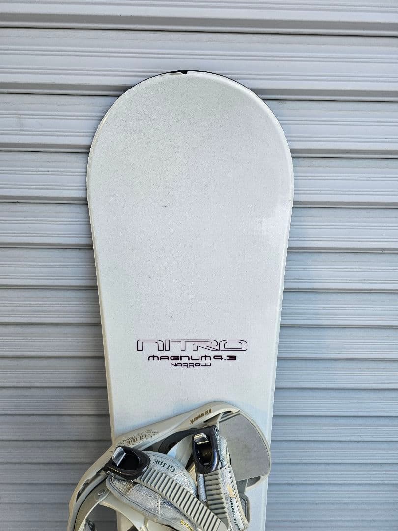 ナイトロのスノーボード/KissmarkのビンディングBURTONバッグ付き