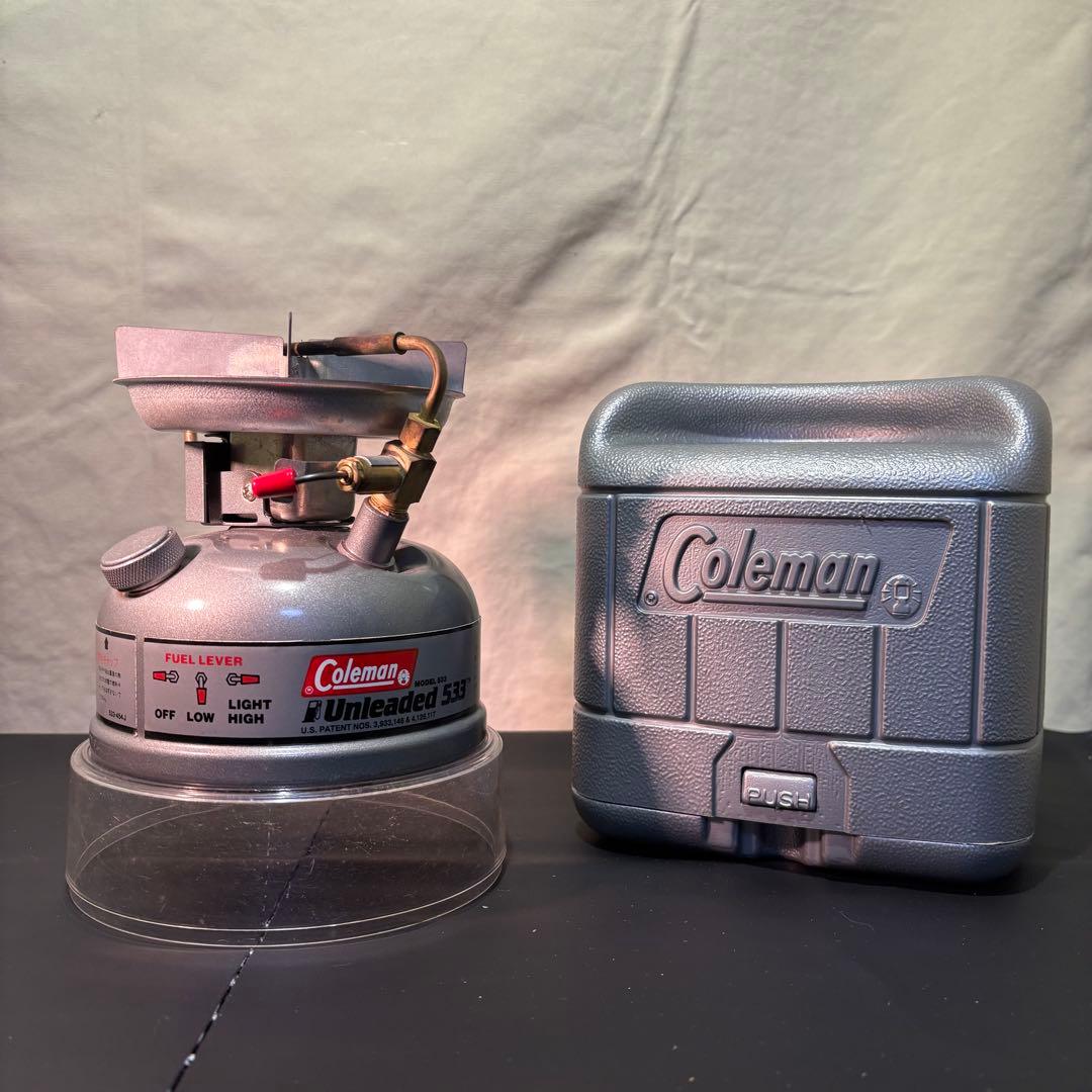 美品　Coleman Unleaded 533 シングルバーナーコンロ
