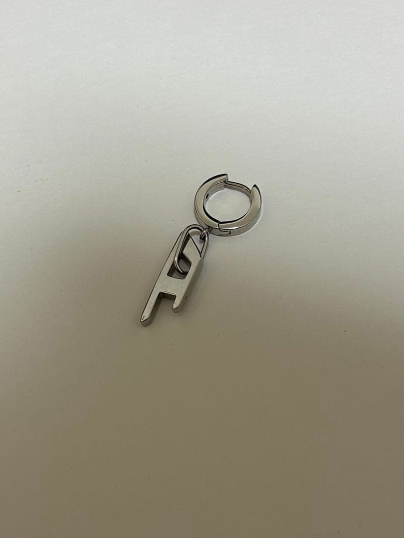 DIESEL ピアス シルバー フープ 新品未使用 箱・紙袋付き