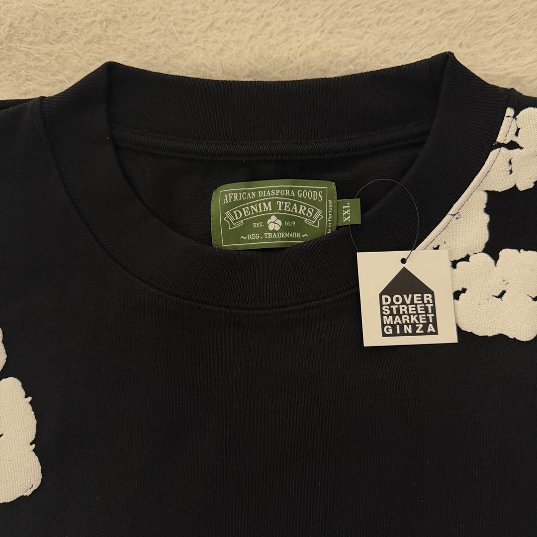 トップス DENIM TEARS L/S Cotton Wreath Tee Black