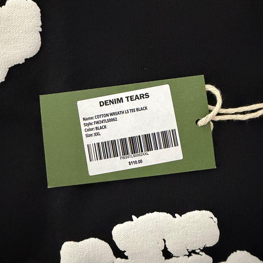 トップス DENIM TEARS L/S Cotton Wreath Tee Black