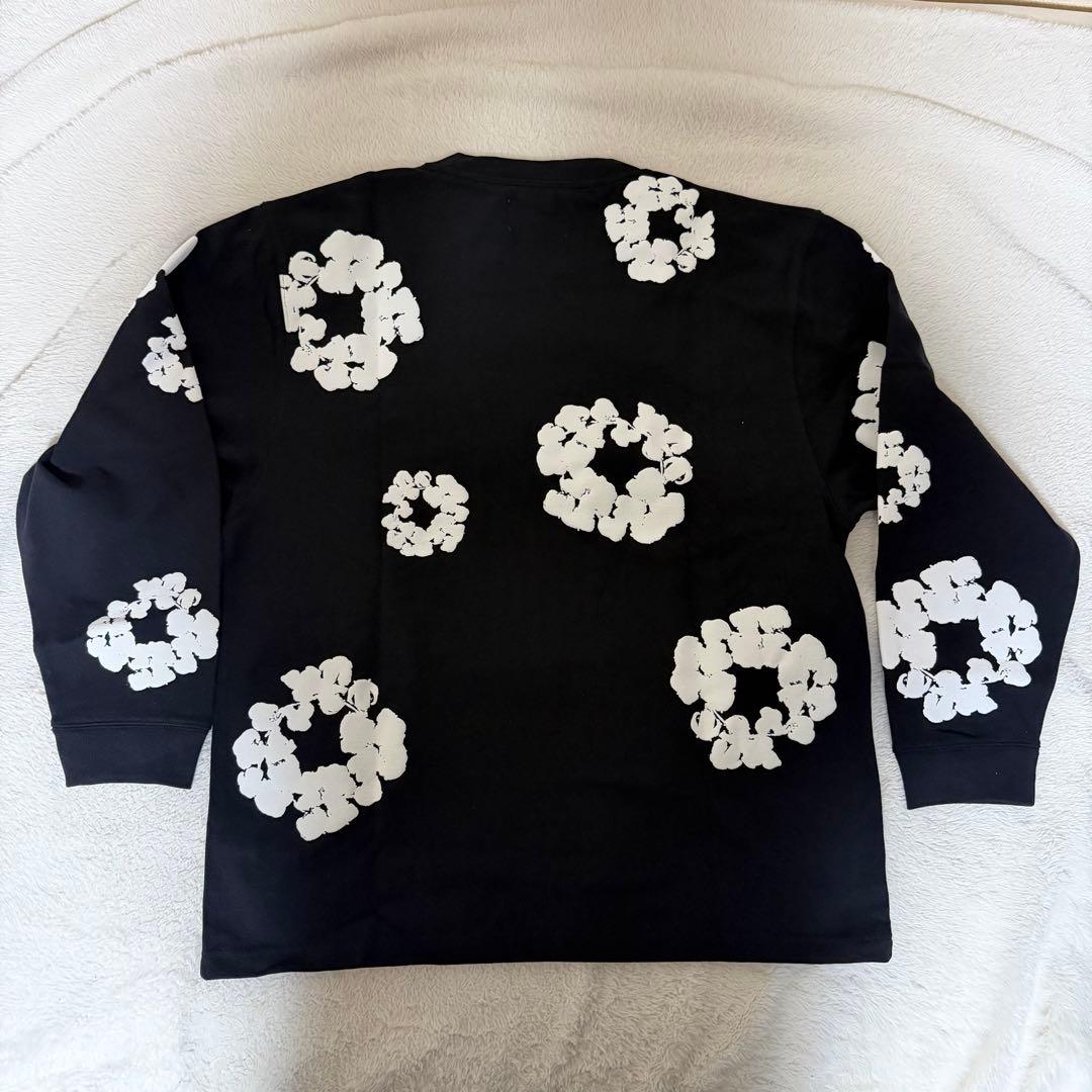 トップス DENIM TEARS L/S Cotton Wreath Tee Black