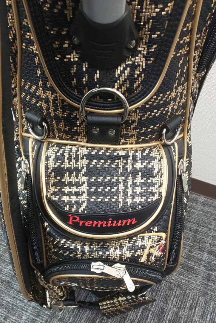 おとく物RomaRo プレミアムキャディバック ブラック/シルバー