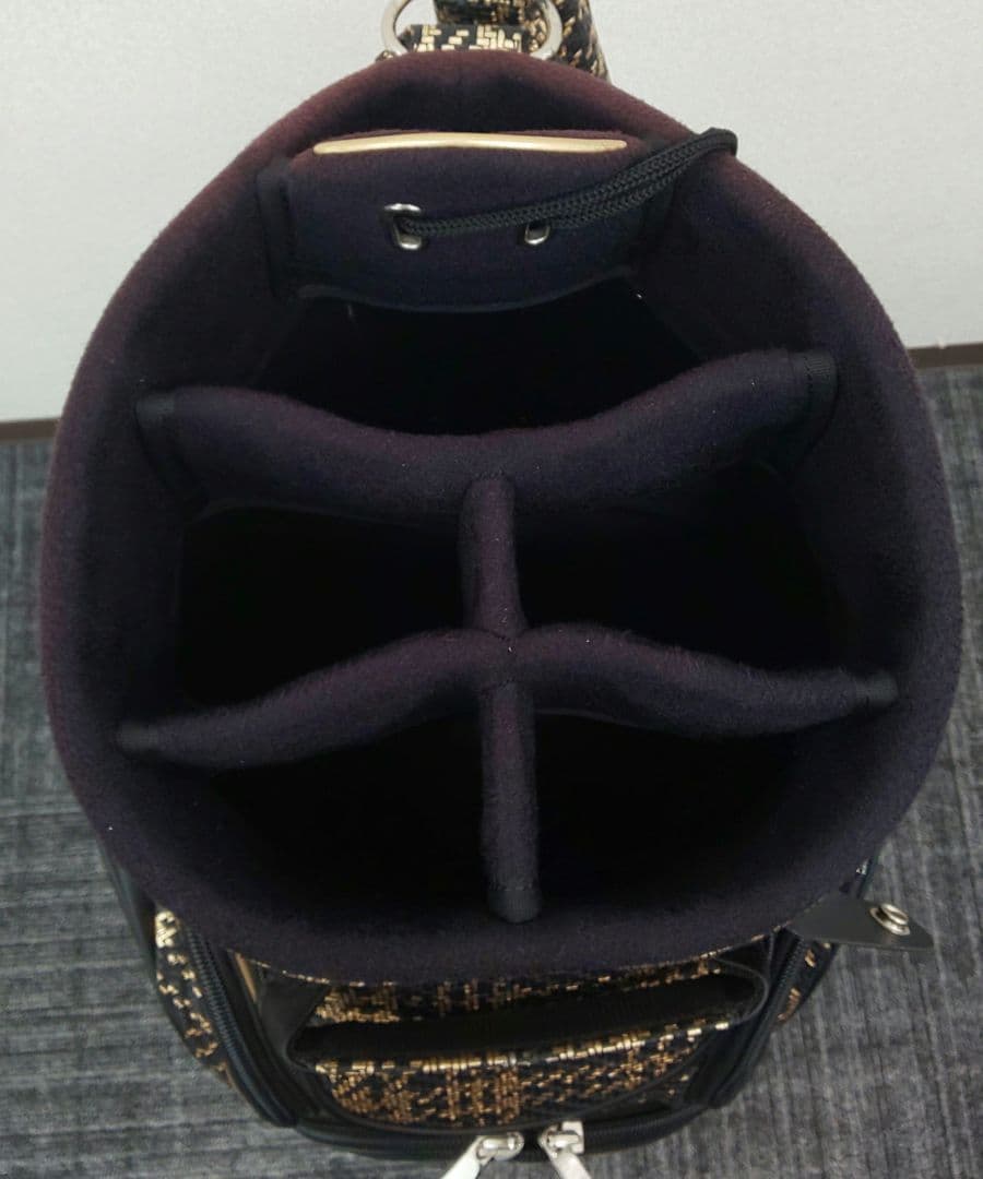 おとく物RomaRo プレミアムキャディバック ブラック/シルバー