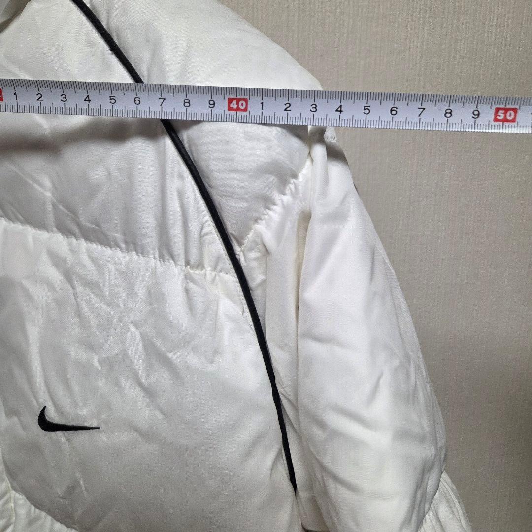極美品　Nike ホワイト ベンチコート　ロングダウンジャケットLサイズ