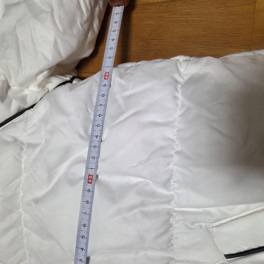 極美品　Nike ホワイト ベンチコート　ロングダウンジャケットLサイズ