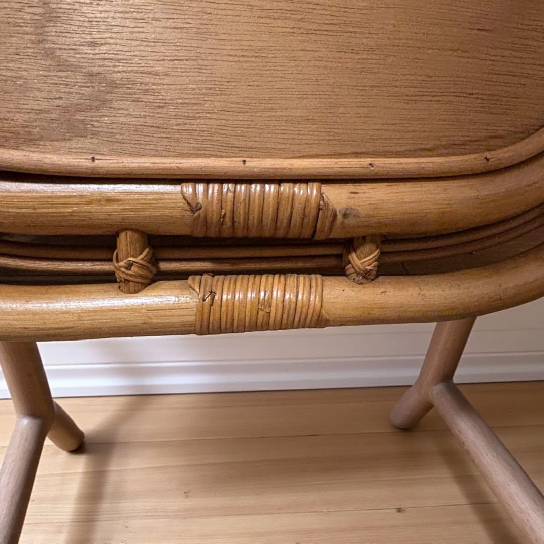 ラタンミラー 大型アーチ型 玄関リビング 北欧ナチュラル✨