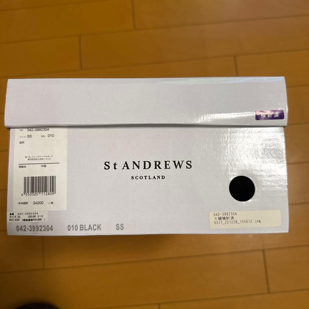 セントアンドリュース　レディース　ゴルフシューズ ブラックSS 新品未使用