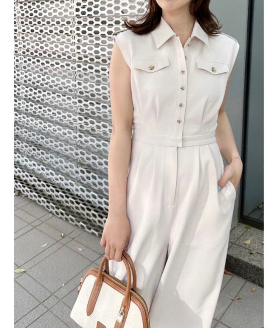 SNIDEL トレンチディティールオールインワン