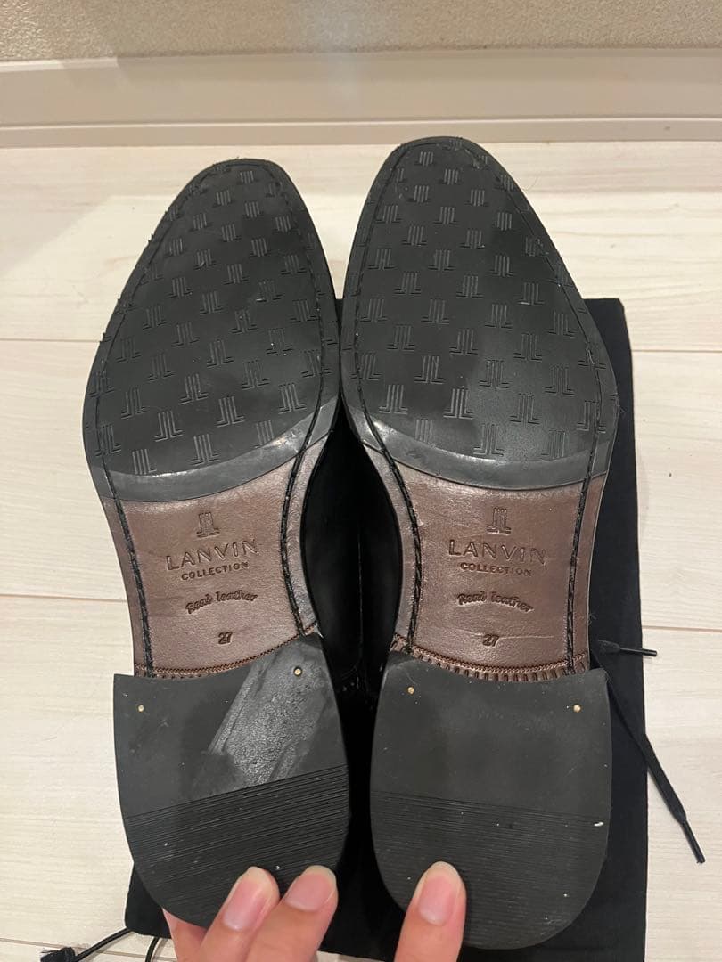 LANVIN メンズ　革靴