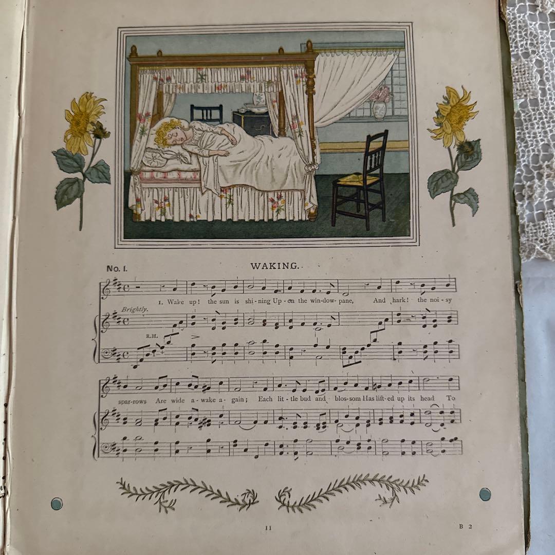 SALE★稀少なヴィクトリアン絵本アンティーク洋書イギリス古書ジャンクジャーナル