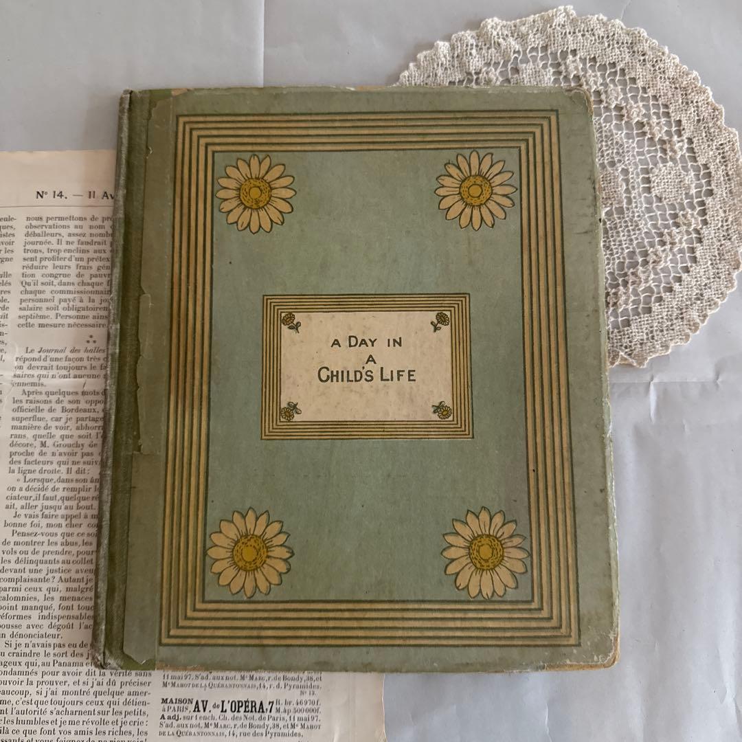 SALE★稀少なヴィクトリアン絵本アンティーク洋書イギリス古書ジャンクジャーナル