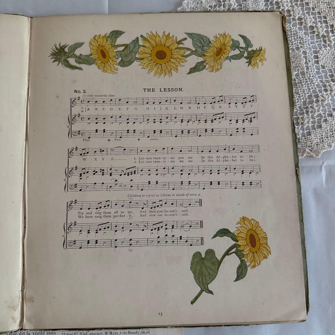 SALE★稀少なヴィクトリアン絵本アンティーク洋書イギリス古書ジャンクジャーナル