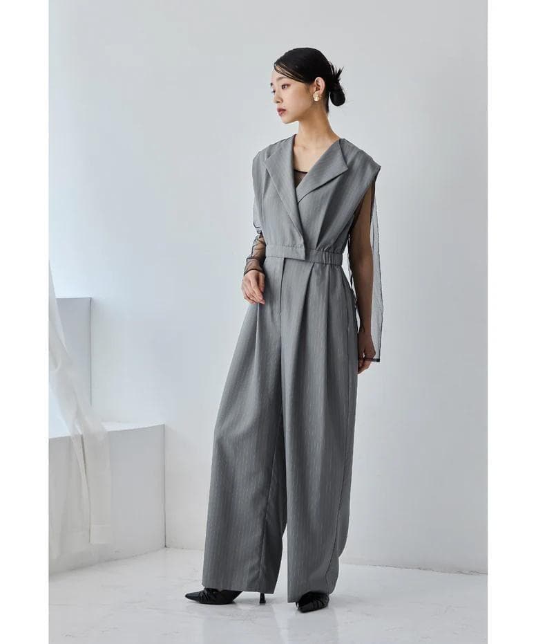 niana ニアナ スタンドアウトカラーオールインパンツ M パンツドレス