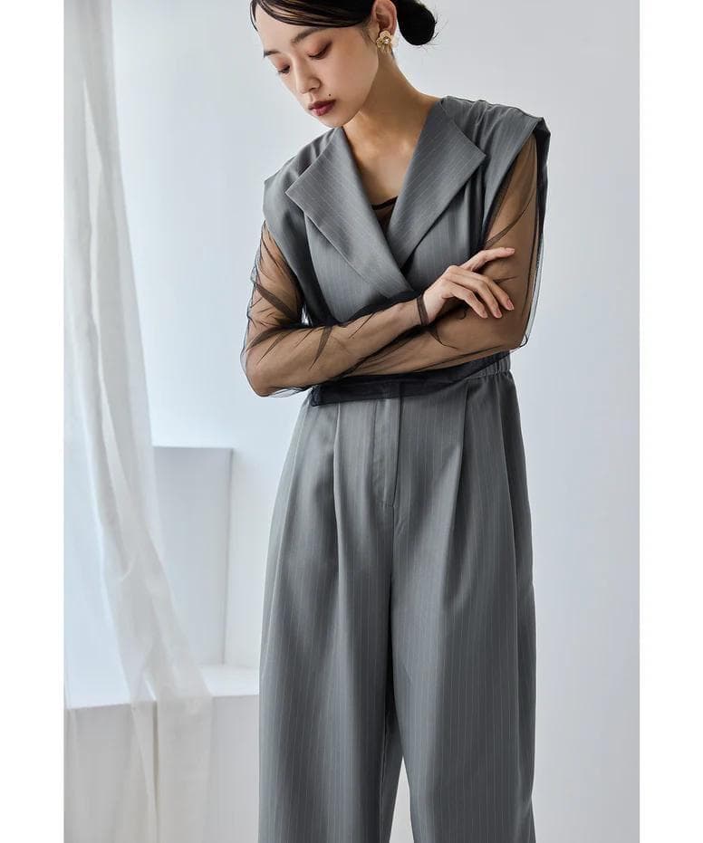 niana ニアナ スタンドアウトカラーオールインパンツ M パンツドレス