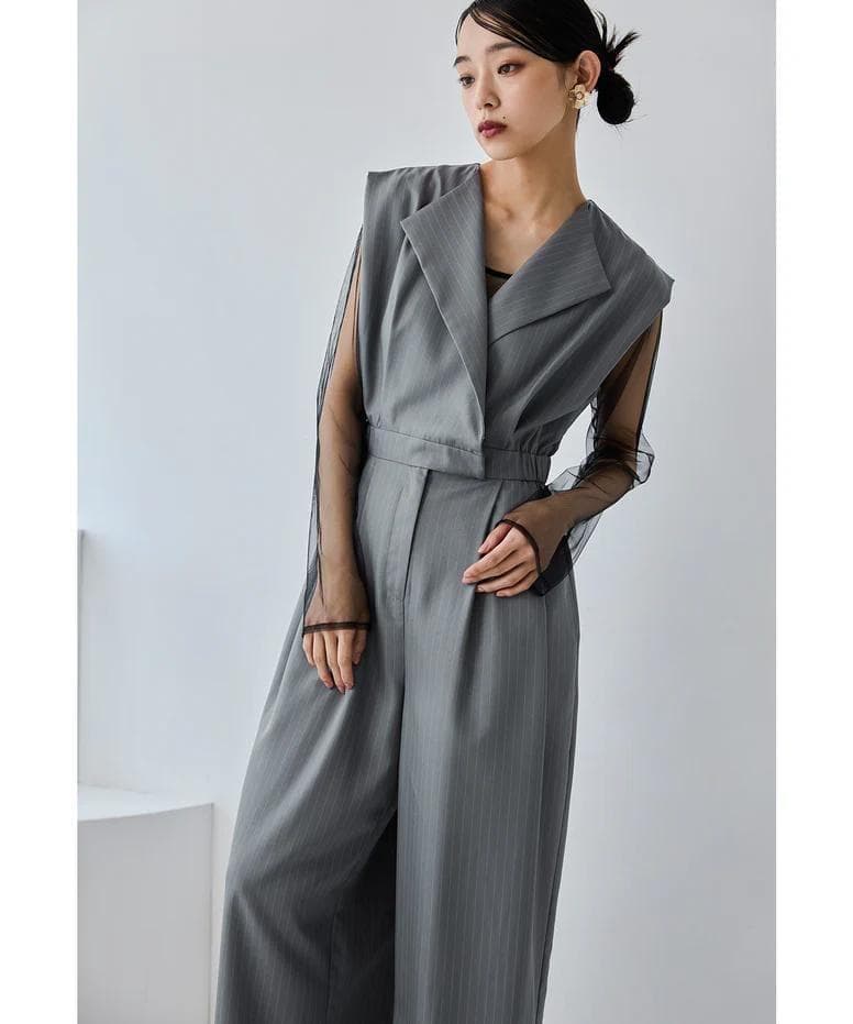 niana ニアナ スタンドアウトカラーオールインパンツ M パンツドレス