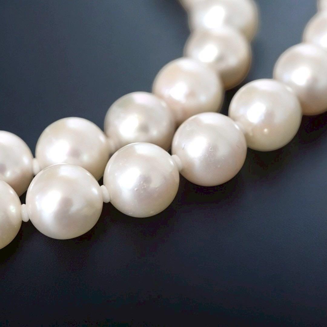 【最高峰】花珠　真珠　アコヤ　パール　ネックレス　大珠　8.5ミリ　鑑別書